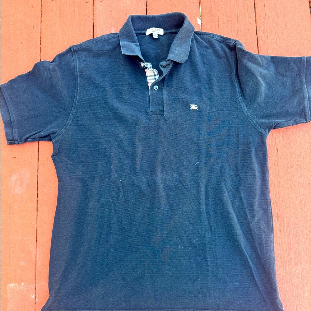 Burberry polo t shirt size large
